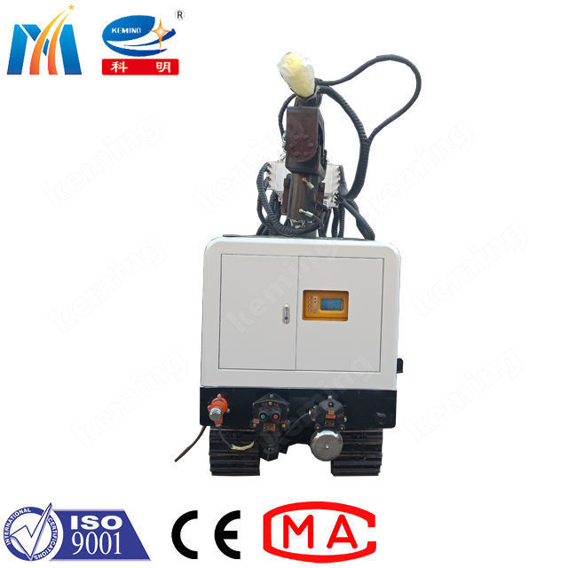 6m spraying width concrete shotcrete robot remote mobile gunite machine robotic arm for slope supporting