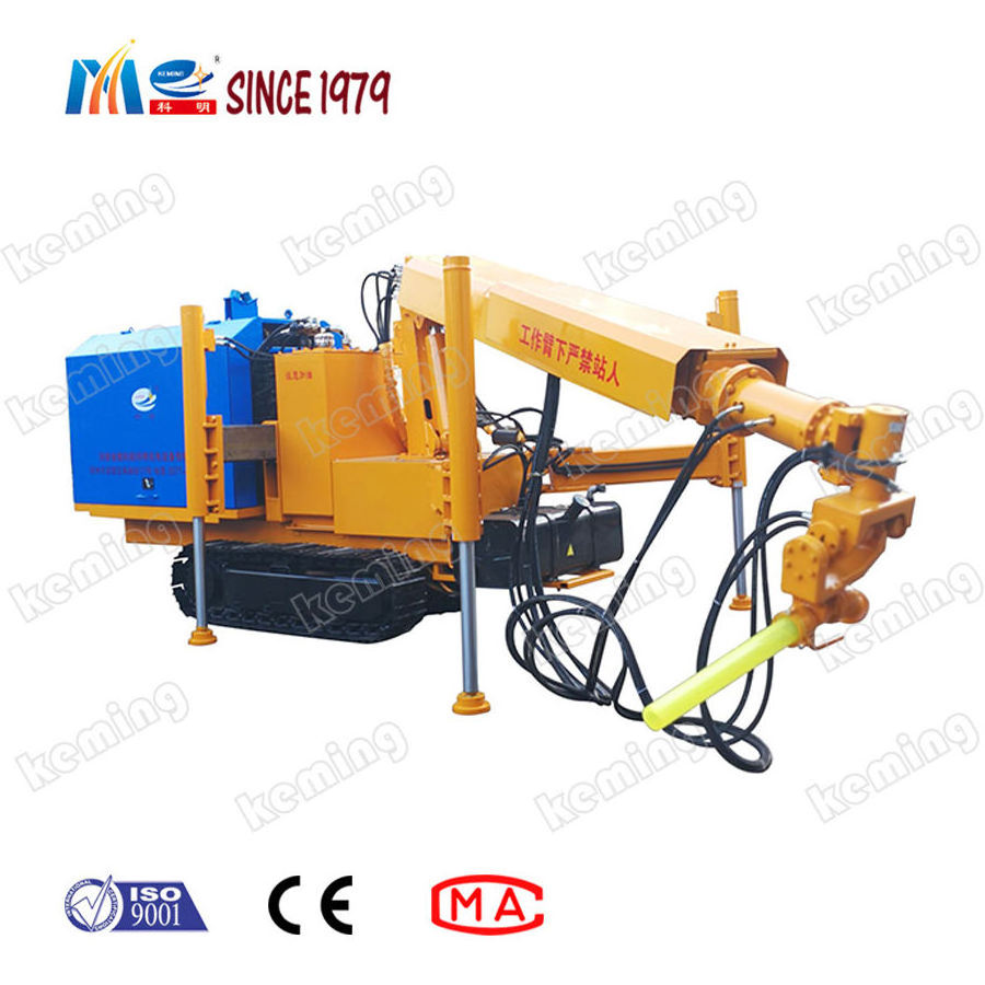 remote handle control KPC-80 four outrigger gunite machine shotcreting machine shotcrete robot for engineering