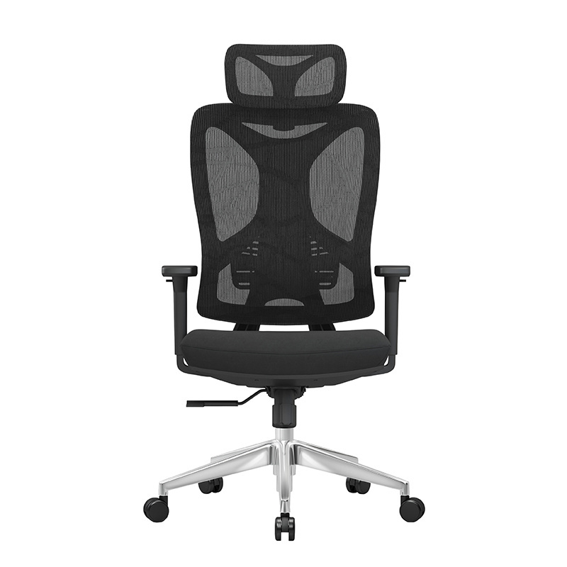 Boardroom Cross Legged Office Chairs Comfortable Management Chair Ergonomic Mesh Fabric Studio Chair