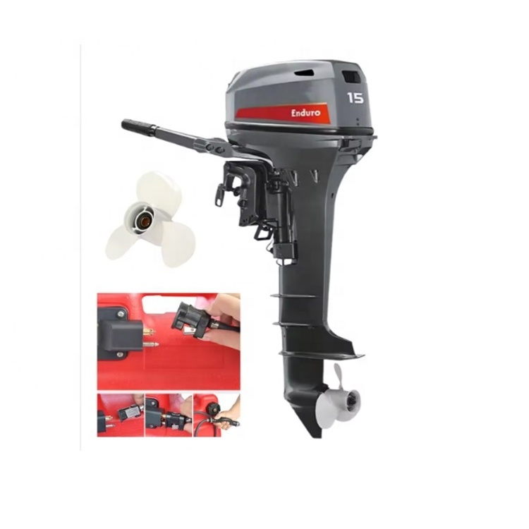 Enduro outboard engine match yamaha E15D short or long shaft 2 stroke 15hp 6b4 outboard motor