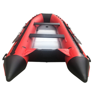 PVC+ Aluminum fishing boat 5 Person Pvc Inflatable Boat