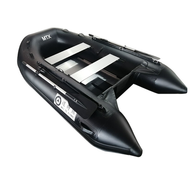 Aluminium 1 2 3 4 5 persons 12ft PVC 3.6m 390CM Inflatable Black RED  Boat  With 20 Hp Engine