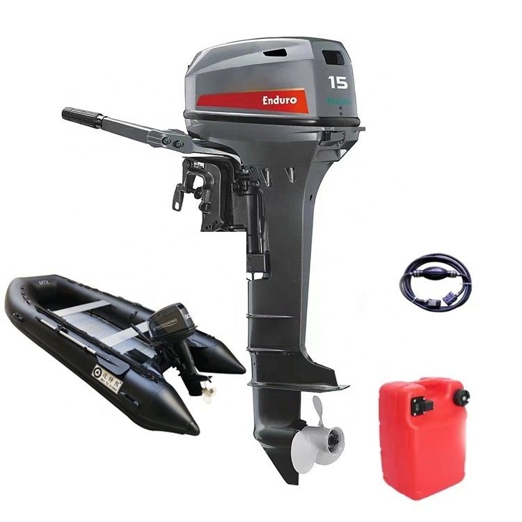 Enduro outboard engine match yamaha E15D short or long shaft 2 stroke 15hp 6b4 outboard motor