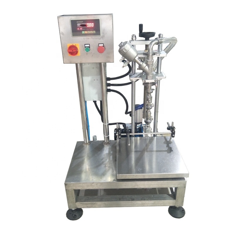 Manual spray paint cans filling machine filler