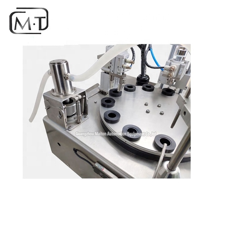 Tabletop 3 ml cartridges capping machine for syringe pens/vial filling capping and labeling machine