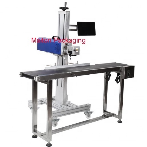 Automatic batch date laser coding printing machine