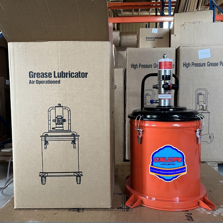 Greaser Gear Lube Engine Hydraulic Oil Lubrication Pump Air Operated Grease Dispenser Pneumatic Grease Bucket Pump