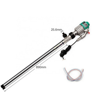 OEM Factory 800W explosion-proof Stainless steel handle Portable electric oil well pump drum pump barrel pump