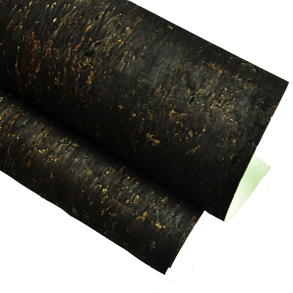 MY WIND Black Coffee Cork Luxury Popular Wallpaper 0.91x5.5m/roll  wholesale living room home decor cork wall paper wallcovering