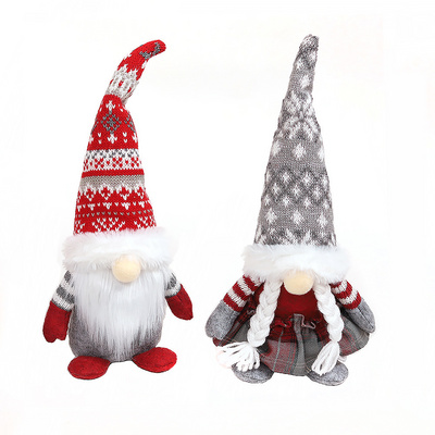 YQ-233 Christmas Ornaments Christmas Gnome Plush Navidad Merry Christmas Decoration Supplies Xmas Gonks 2022