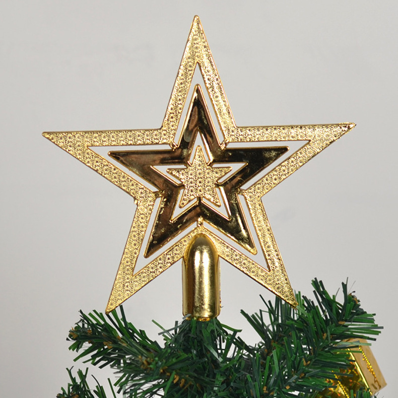 HU-276 Cheap Christmas Tree Topper Star for Xmas Decorations Holiday Seasonal Decor