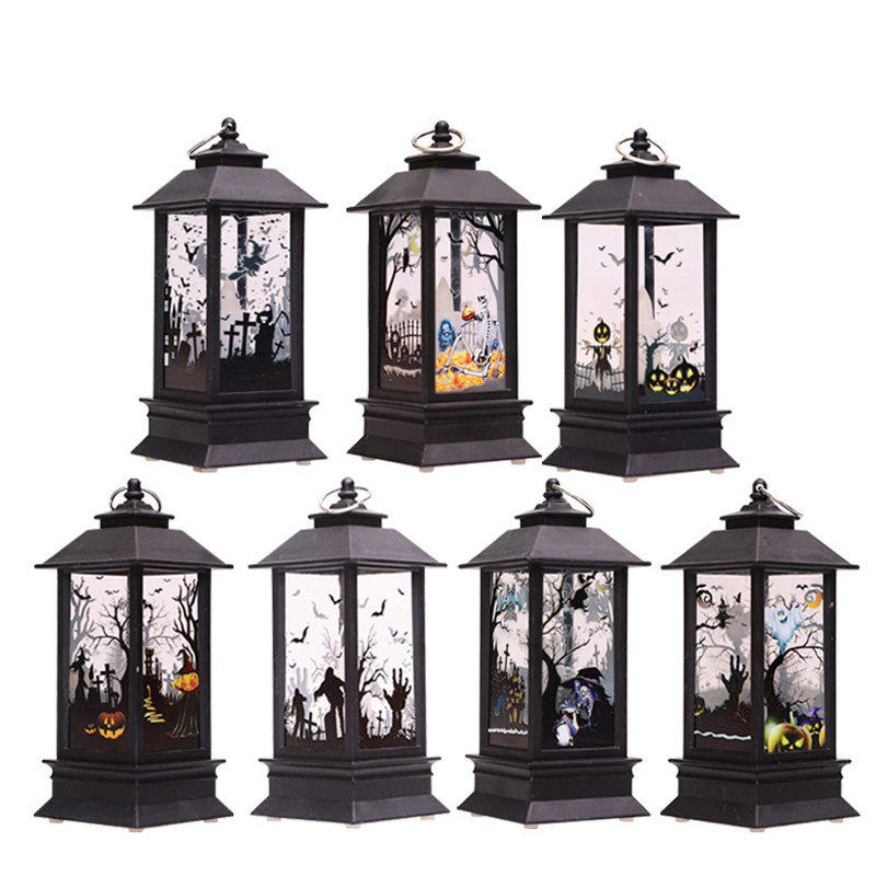 HY-137 Halloween Lanterns Portable LED Halloween Decorative Hanging Spooky Lights