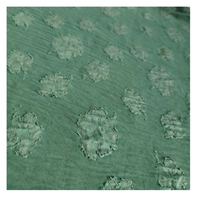 CEY Jacquard Polyester Fabric of 200GSM Floral Woven Jacquard for Arabian Style Abaya Garments