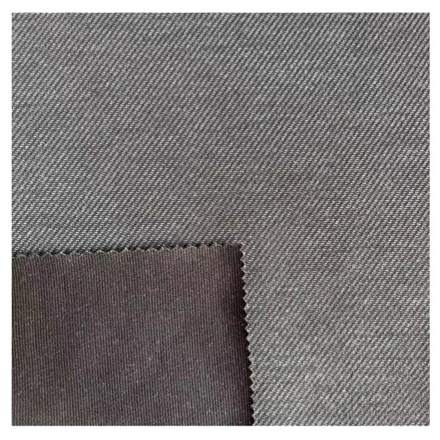 Wholesale TR Elastic twill Fabric 330gsm Uniforms/Suits /Skirt /T-shirt Knitted Jersey Rayon Polyester Fabric