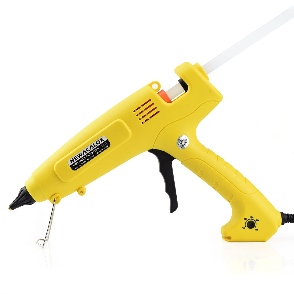 300W Hot Melt Glue Gun EU Plug 220V Smart Temperature Control Glue Gun with Copper Nozzle 11mm Glue Stick Repair Heat Tool