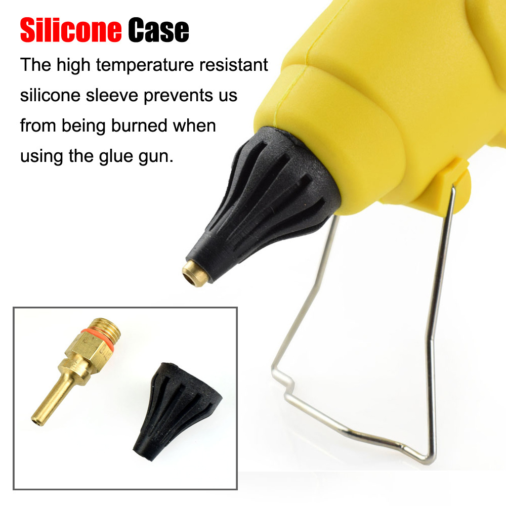 300W Hot Melt Glue Gun EU Plug 220V Smart Temperature Control Glue Gun with Copper Nozzle 11mm Glue Stick Repair Heat Tool