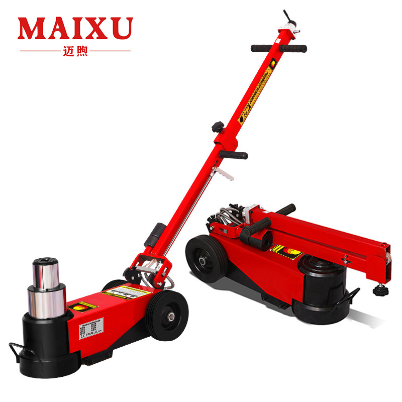 Long Arm Two Stage Heavy Duty 40/80 Ton pneumatic jack air hydraulic jack