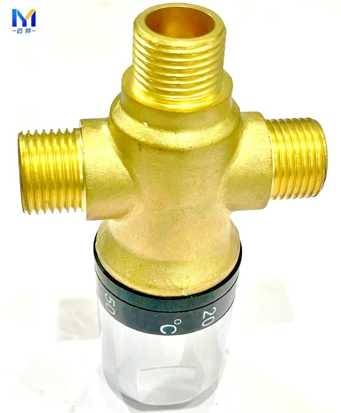 China Supplier 1/2" Brass Water Heater Thermostatic Mixing Valve (temperature Control Valve) 34 Thermostatic Valve For Hot