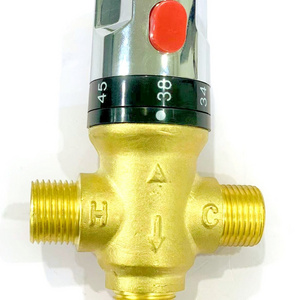 Brass Hot Cold Mixing Valve Thermostatic Valve