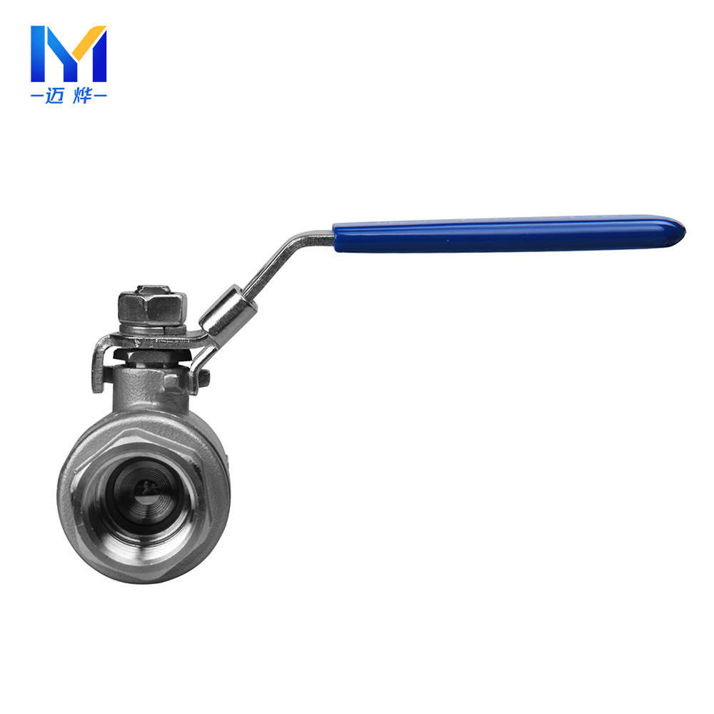 Stainless Steel 304 2pc Floating Ball Valve Threaded Ends 1000wog,316 1000 Psi Two Piece Full Bore Ball Valve