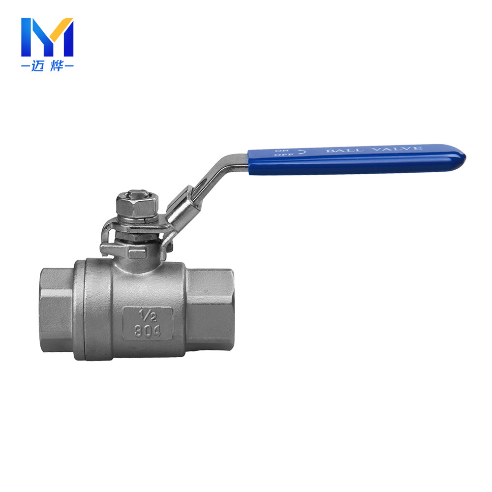 Stainless Steel 304 2pc Floating Ball Valve Threaded Ends 1000wog,316 1000 Psi Two Piece Full Bore Ball Valve