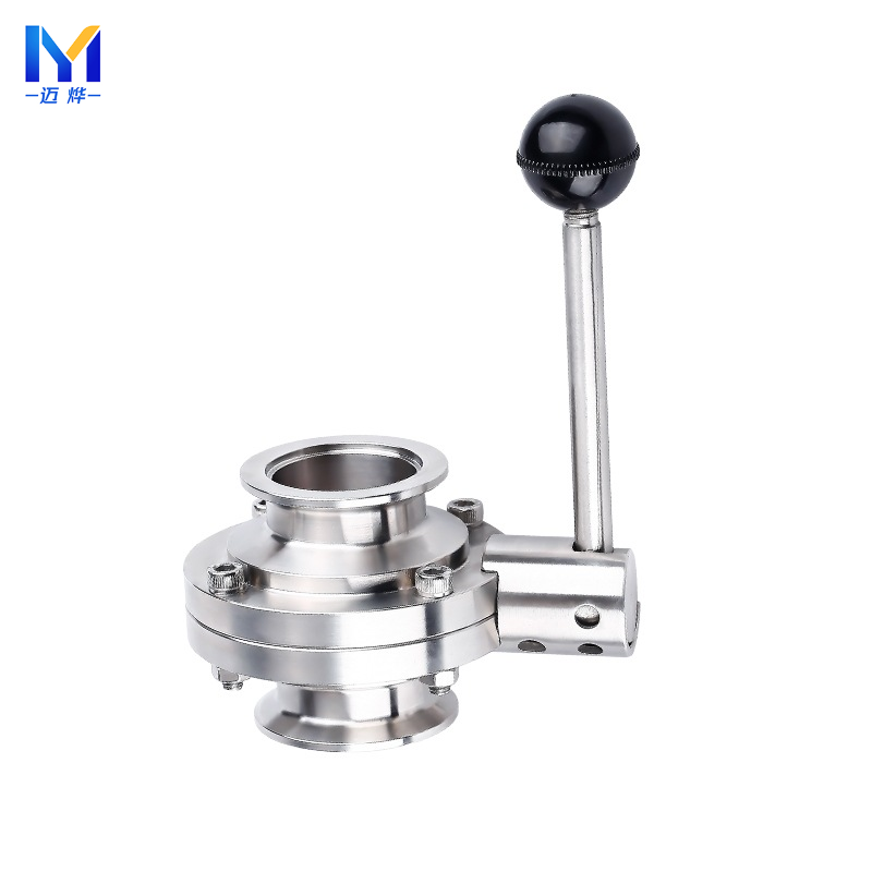 Sanitary Stainless Steel Food Grade KF25 Vacuum Butterfly Valve