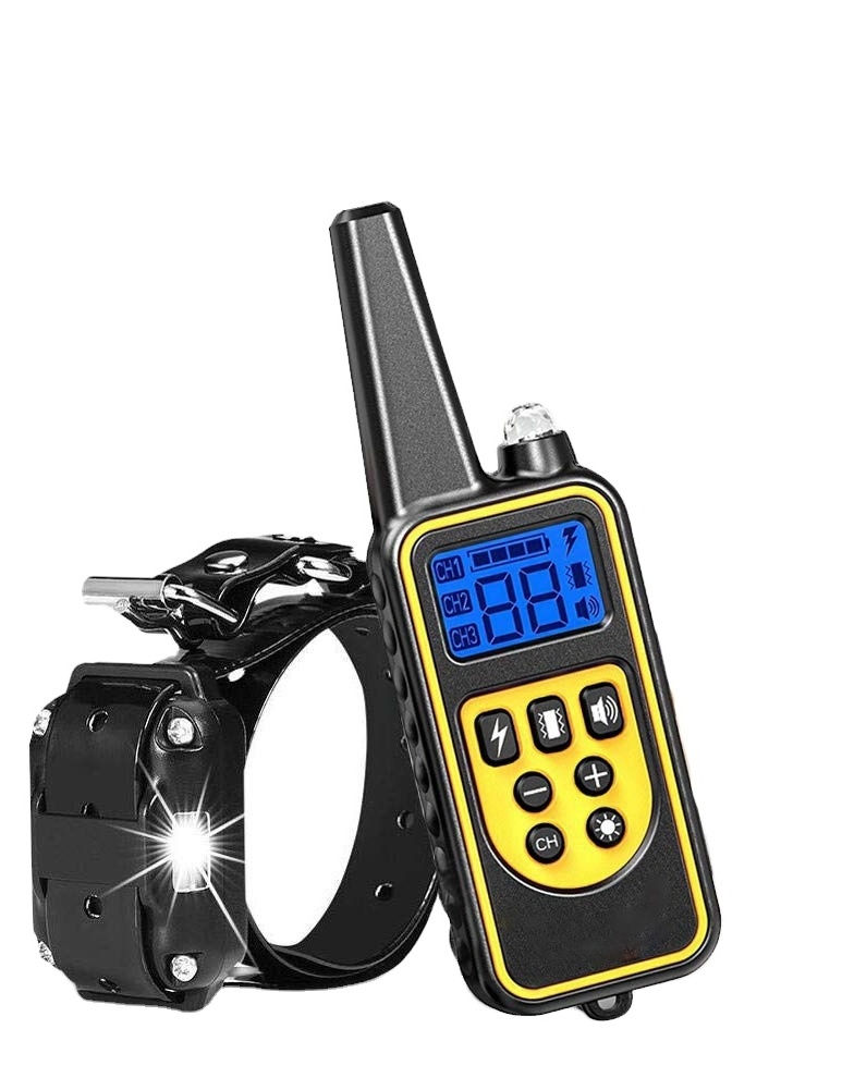 MZ 880 Waterproof Rechargeable Electric Electronic Shock Vibration Voice Pet Dog Training Collar with Remote