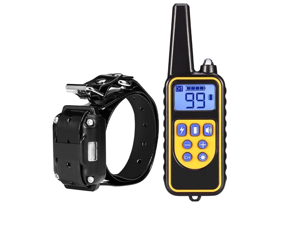 MZ 880 Waterproof Rechargeable Electric Electronic Shock Vibration Voice Pet Dog Training Collar with Remote