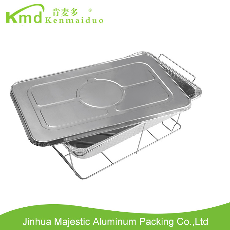 BBQ Barbecue Baking Making Food Fresh Aluminum Foil Plate Pans Seal With Lids