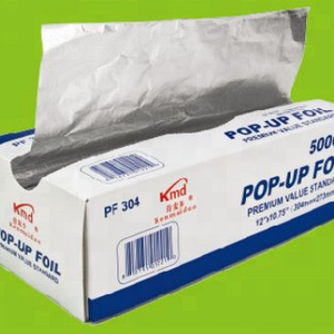 Disposable Healthy Airline Pop up aluminum foil sheet for food packaging