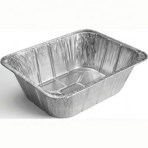 324 Half 1/2 Pan Deep Aluminum Foil Containers Disposable Big Size Tray 4'' deep