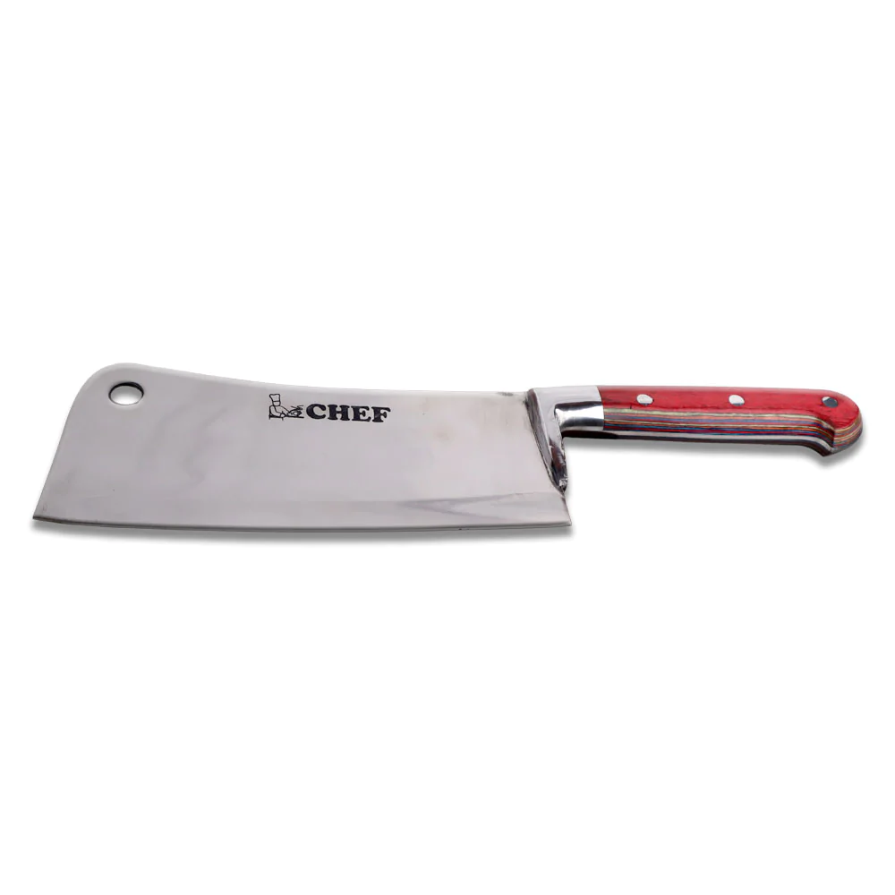 High Quality Heavy Duty Chopper Butcher Meat Stainless Steel Meat Cleaver Knife-29.5cm Large Blade