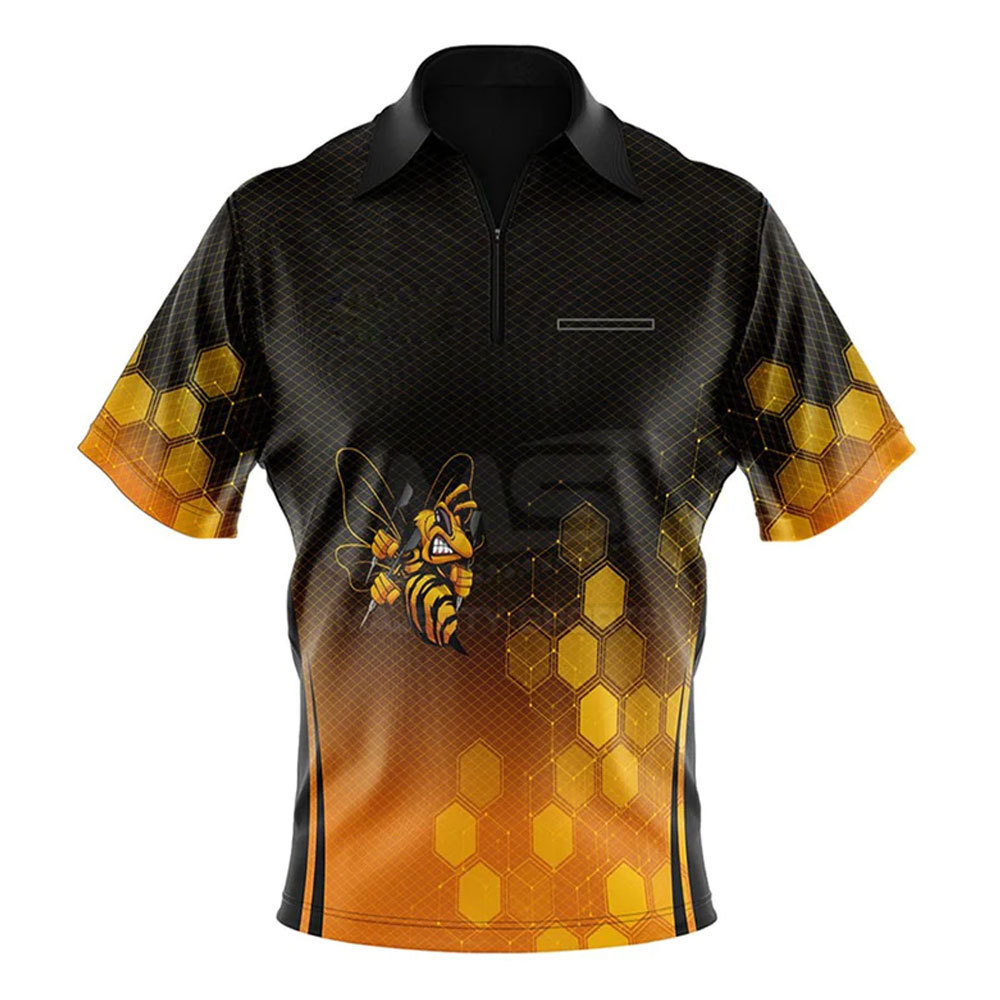 Design Your Own Custom Dart Shirts Jersey Polo With Pockets For Team Sublimation Dart T shirt