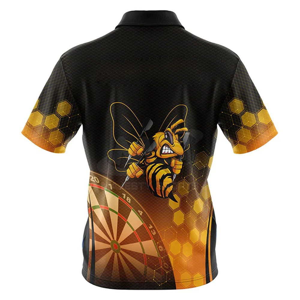 Design Your Own Custom Dart Shirts Jersey Polo With Pockets For Team Sublimation Dart T shirt