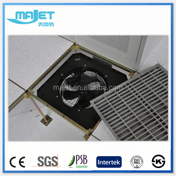 Aluminum air grille with damper data center raised access floor system