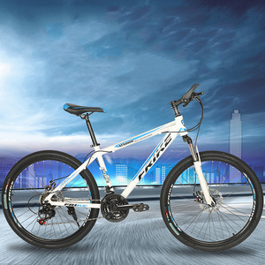 China 26 inch aluminum alloy 21 speed road bike waterproof axis lock fork adult mountain bike