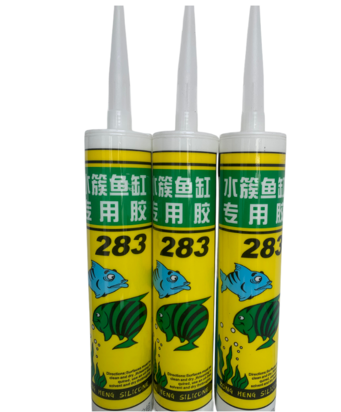 100% Mildewproof High Adhesion Acetic Silicone Sealant One Component Glue for Fish Tank