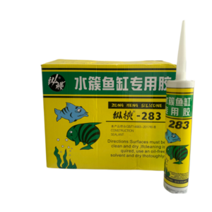 100% Mildewproof High Adhesion Acetic Silicone Sealant One Component Glue for Fish Tank