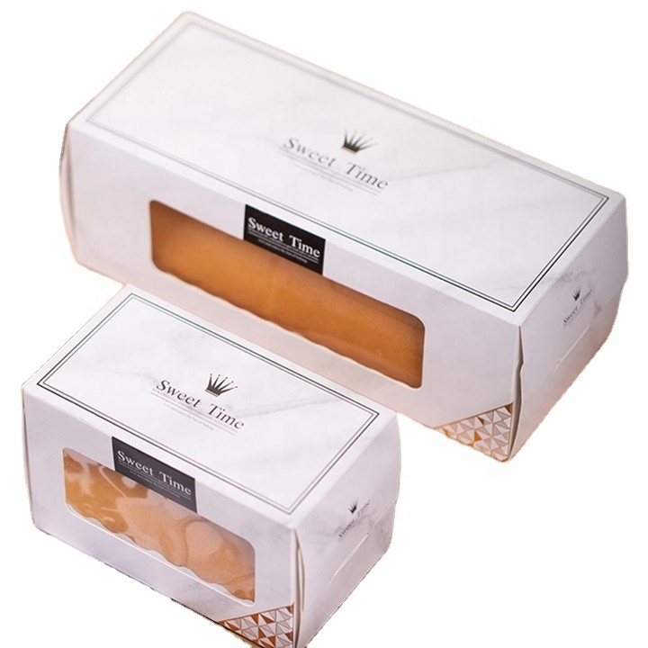 Custom cake packaging design paper boxes bread packaging bakery box