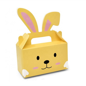 Best selling  bunny rabbit cardboard candy goody paper gift boxes pastry box paper packaging