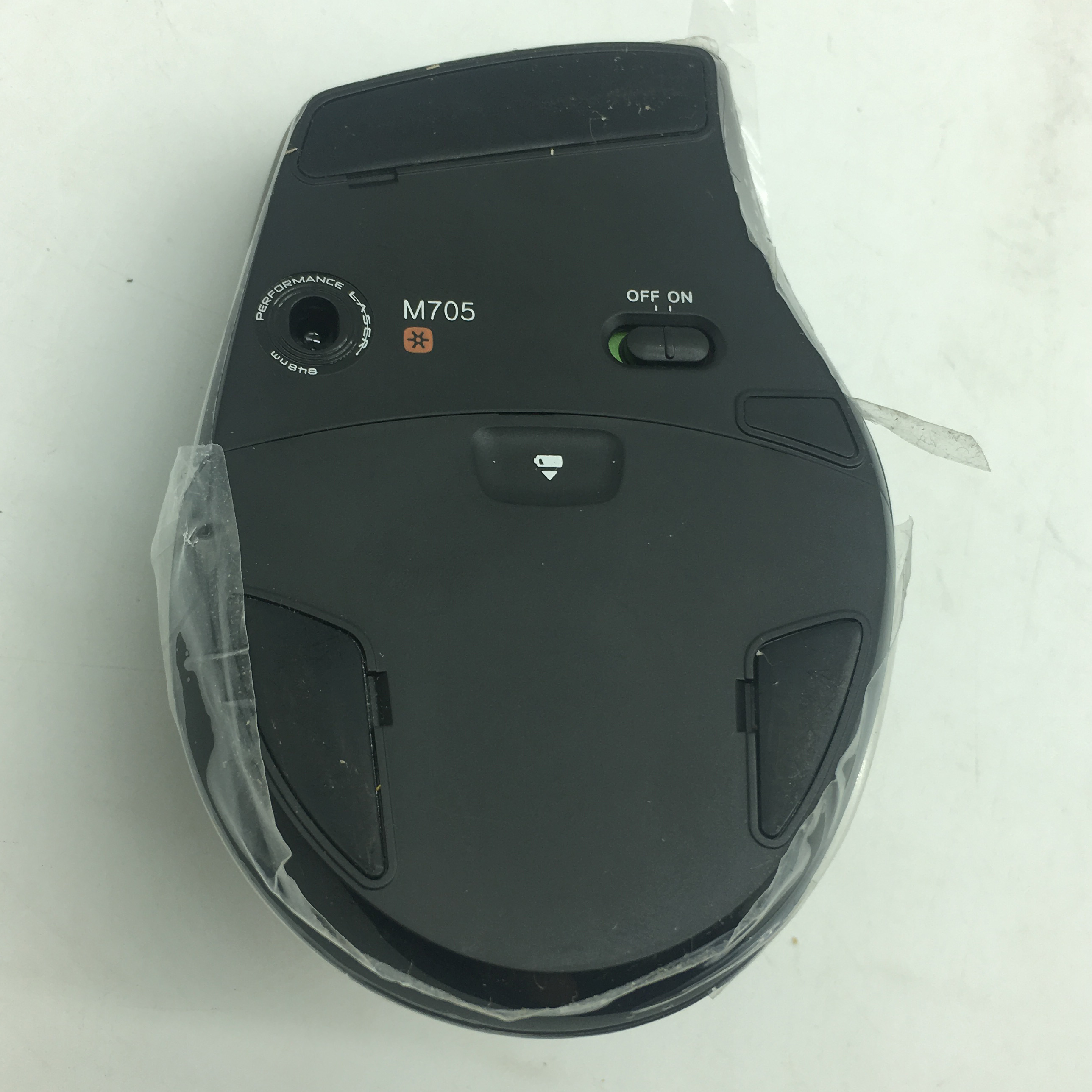 Logitech M705 wireless laser large mouse notebook computer USB dual mode fast wheel