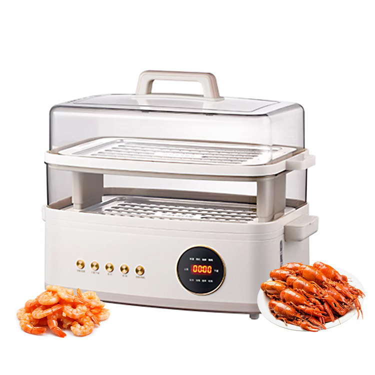 Kitchen appliance Large Capacity 24L 1000W Electric food steamer Electric Vegetable/seafood Steamer