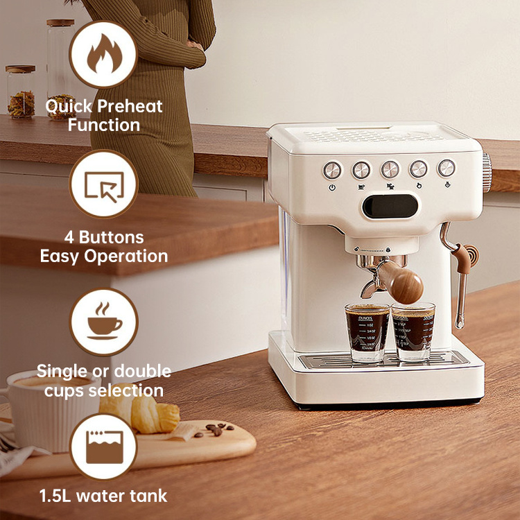 Automatic Express Espresso Coffee Machine Maker Profesional Cappuccino Expresso Machine Coffee Maker