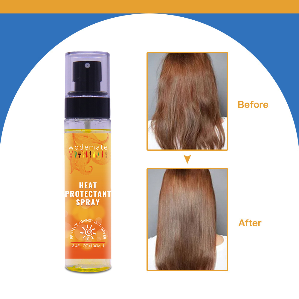 Wholesale Argan Oil Thermal Hair Heat Protector Spray for Hair Heat Styling Blow Dry Mist with Custom Label