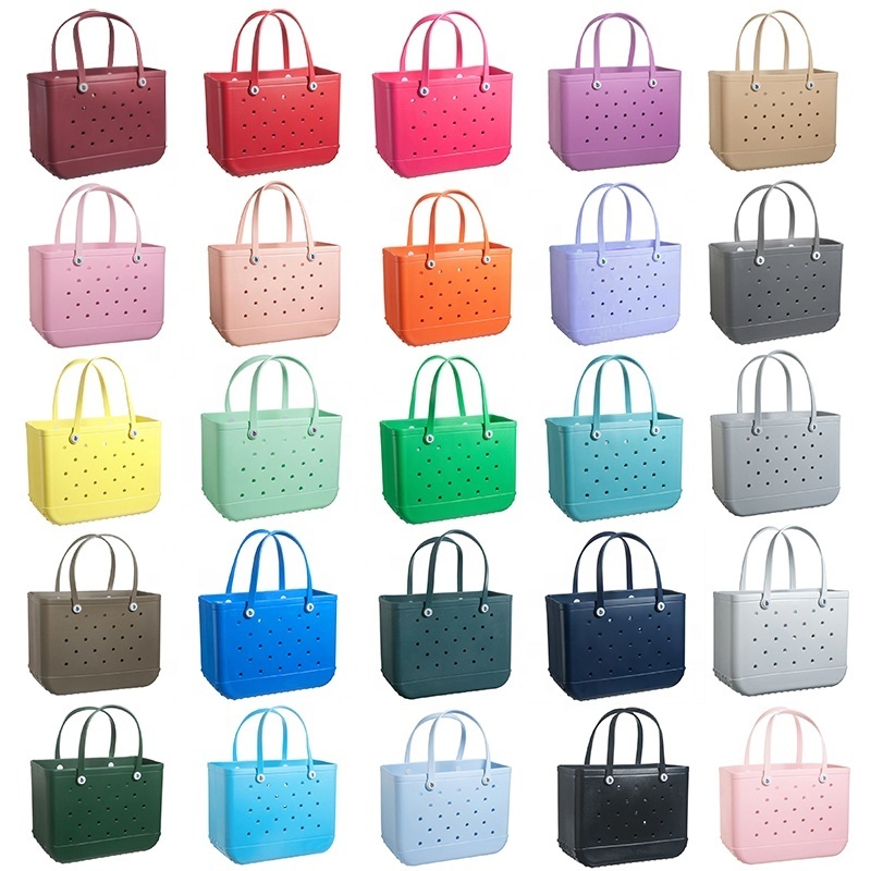 2023 Custom/wholesale designer xl croc bags Women Summer waterproof Large medium Eva Tote Beach bag Bogg Bags