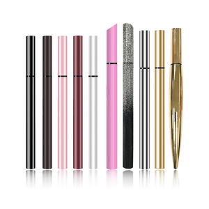 Private label  liquid eye liner glue no magnetic pencil eyelash black clear waterproof adhesive eyeliner pen