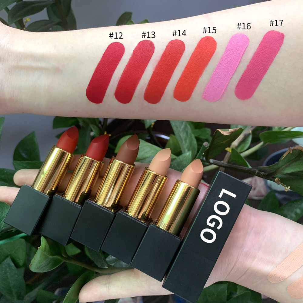 High quality matte waterproof longlasting private label vegan matte lipstick