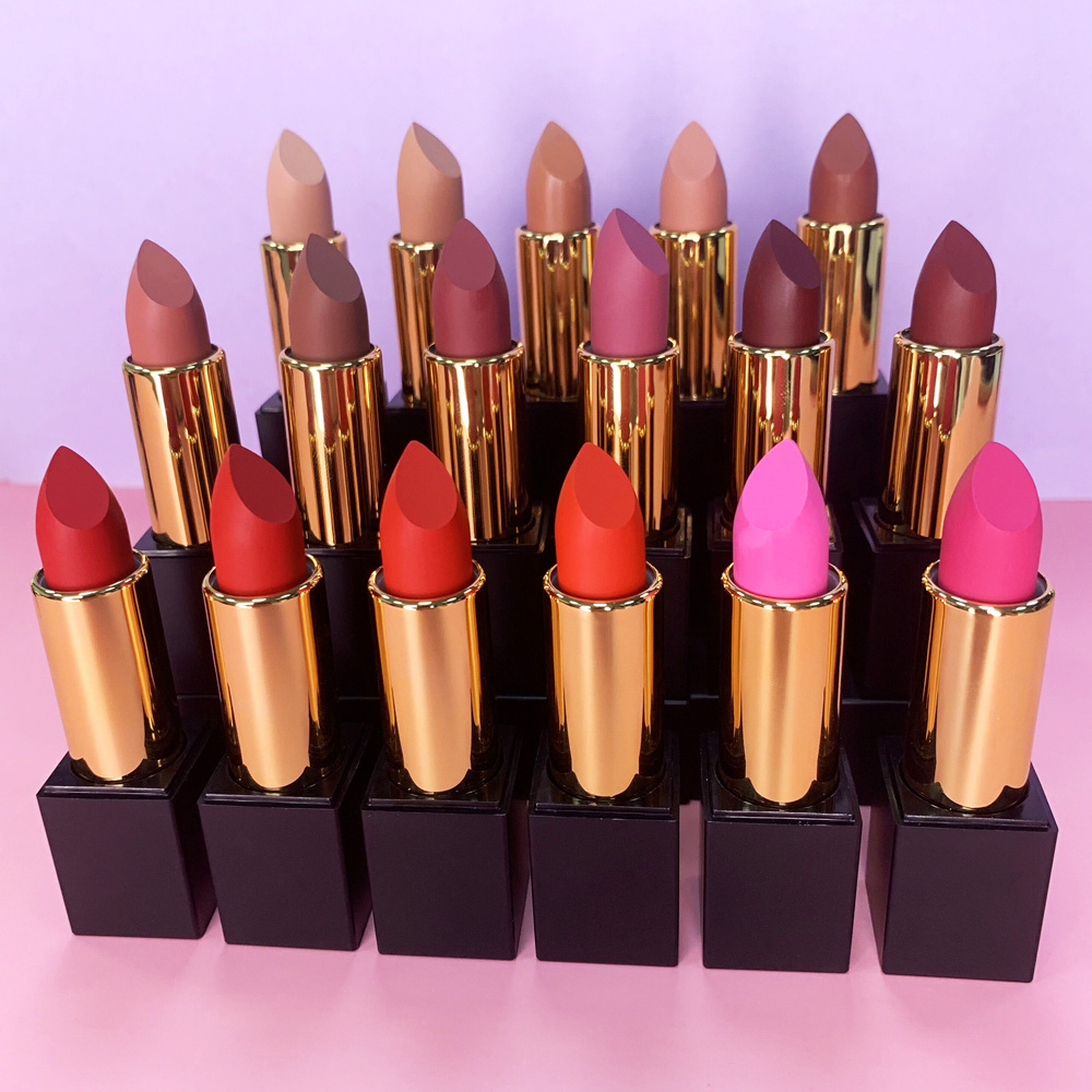 High quality matte waterproof longlasting private label vegan matte lipstick