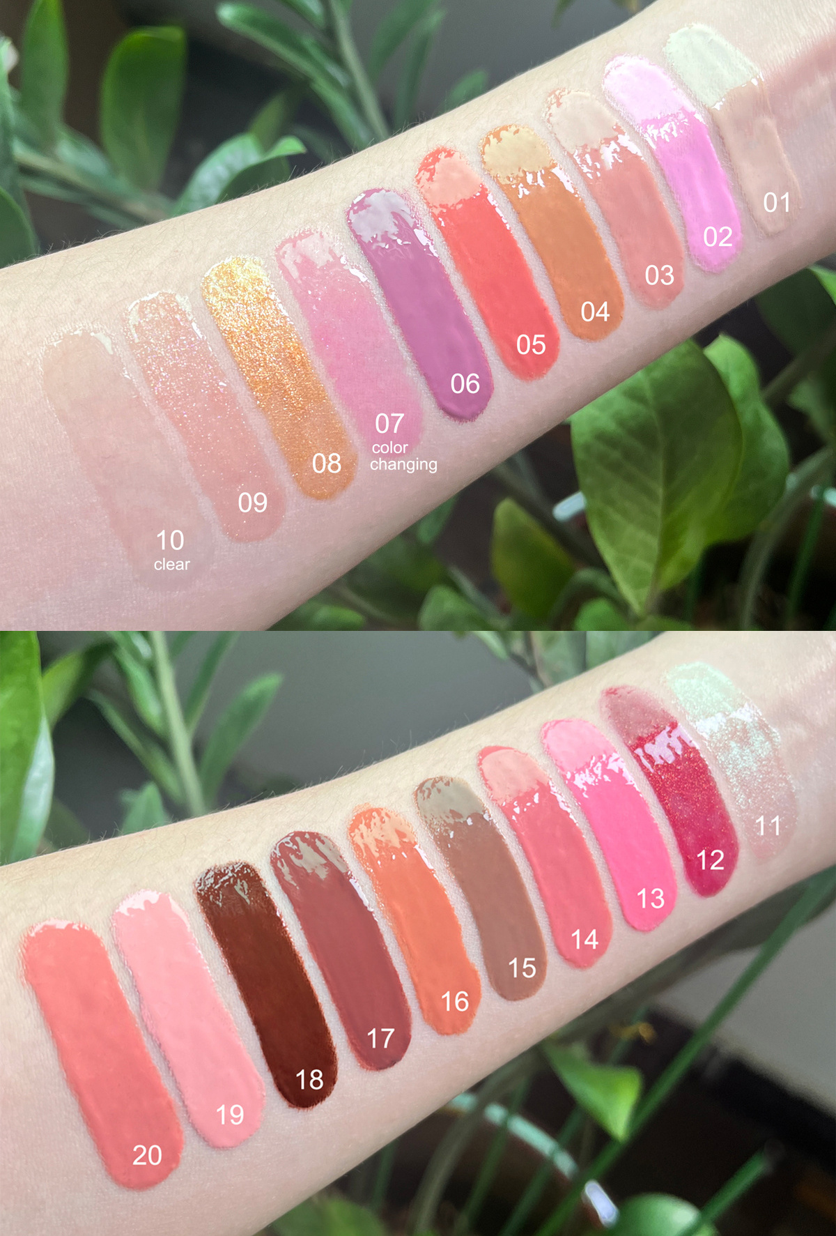 hottest trending vegan lip gloss glitter clear lip gloss vendor