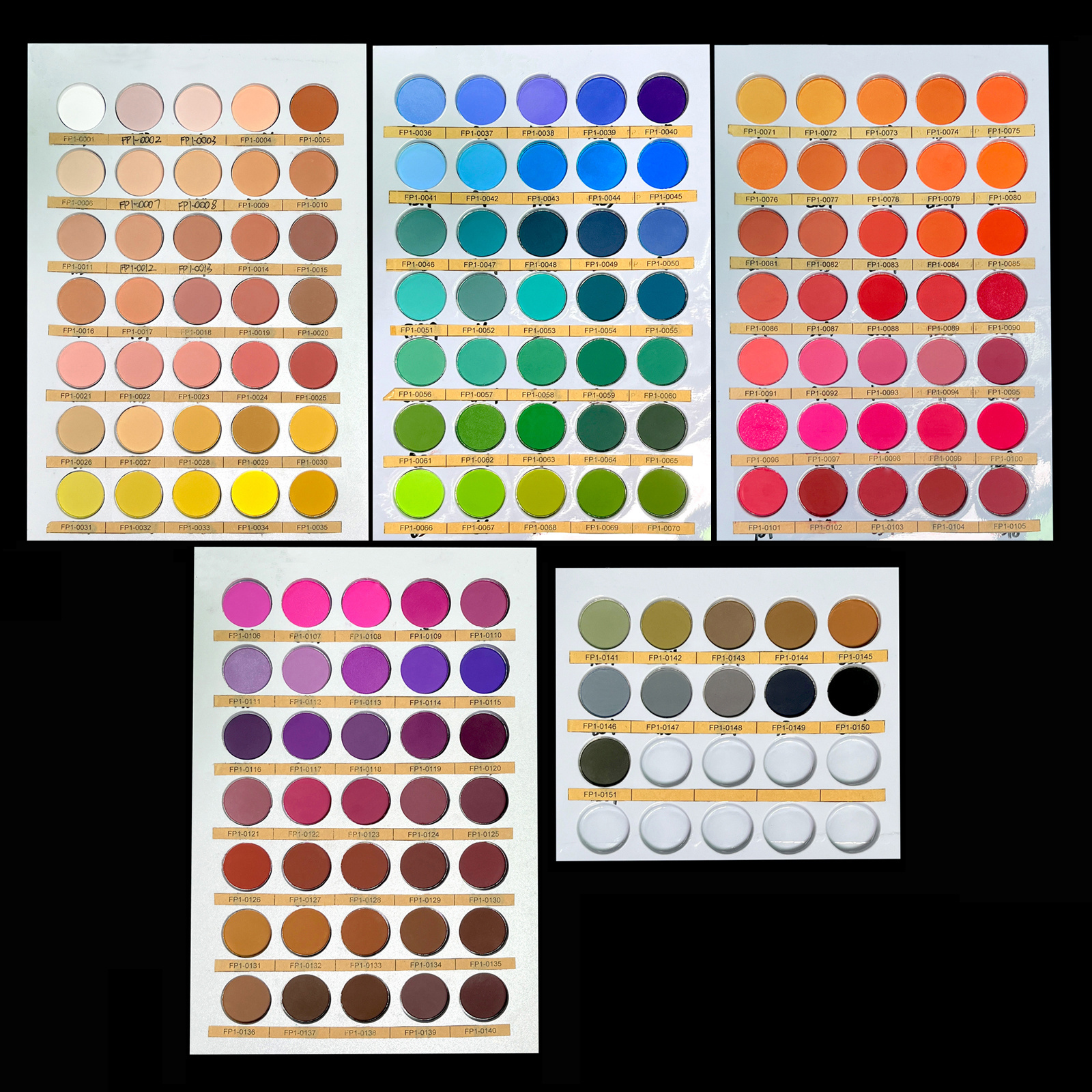 Make up eye shadow palette bulk eye shadow cruetly free pigment color yellow eye shadow palette